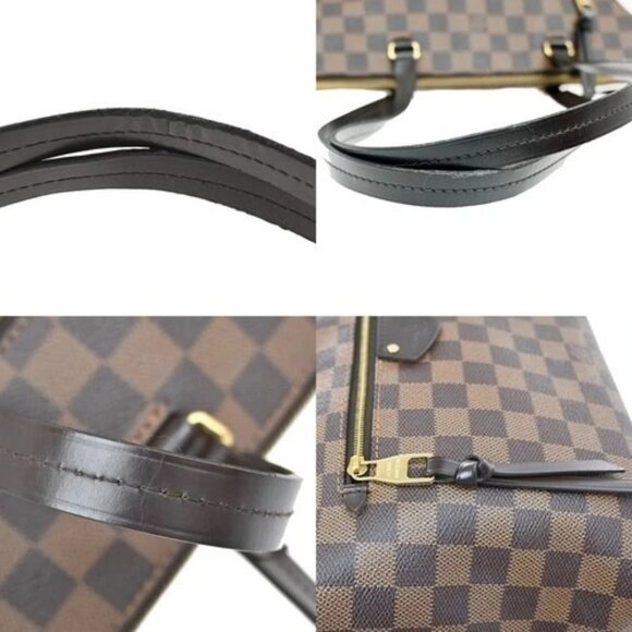 LOUIS VUITTON LV Iena PM Shoulder Bag Damier Ebene Leather Brown N41012 23EG094 - Picture 8 of 16